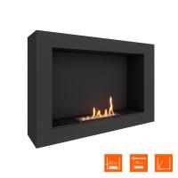 Биокамин SteelHeat WALL ONE 800 LITE черный Биокамин SteelHeat WALL ONE 800 LITE черный