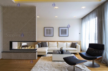 Встраиваемый торцевой сквозной очаг 600 SappFire по цене 37 950 руб.