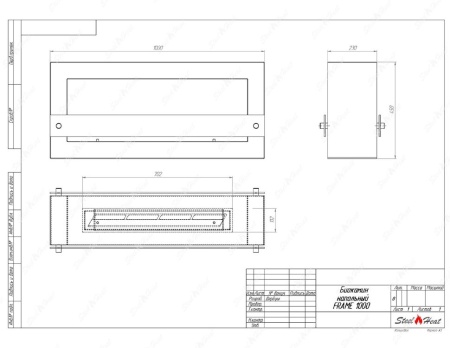 Биокамин SteelHeat WALL FRAME ONE 1000 черный, стекло, стемалит Биокамин SteelHeat WALL FRAME ONE 1000 черный, стекло, стемалит по цене 64 470 руб.