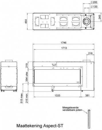 Газовый камин Faber Aspect ST XL Газовый камин Faber Aspect ST XL