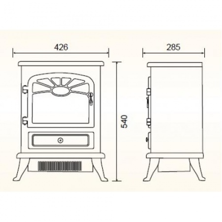 Электрокамин EFP/F - 100