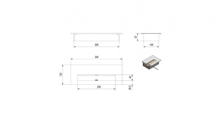 Биокамин Kratki CHARLIE 2 стальной по цене €482