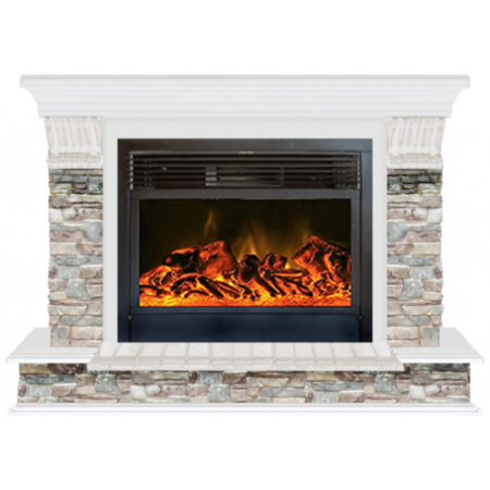 Панорама Грот цветной 28 (белый)+Newflame