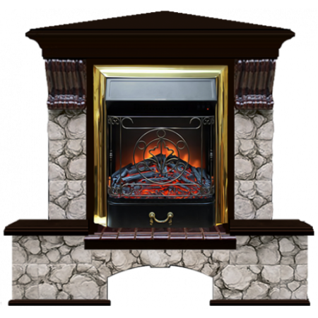 Бостон К Карелия угловой (венге)+Majestic Brass Бостон К Карелия угловой (венге)+Majestic Brass